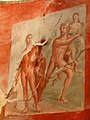 Image 53A fresco from Herculaneum depicting Heracles and Achelous from Greco-Roman mythology, 1st century CE (from Culture of ancient Rome)