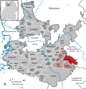 Poziția localității Helmstadt-Bargen