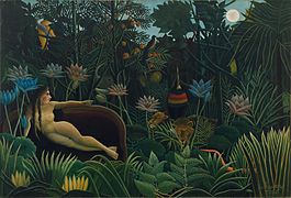 Henri Rousseau, "Unenägu" (1910)