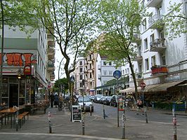 Typisch beeld in Sternschanze: de Susannenstraße