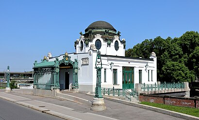 So kommt man zu Otto Wagner Hofpavillon Hietzing mit den Öffentlichen - Mehr zum Ort Hier