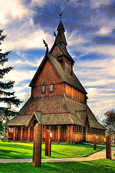 File:Hopperstad Stave Church Replica 5 Moorhead Minnesota.jpg