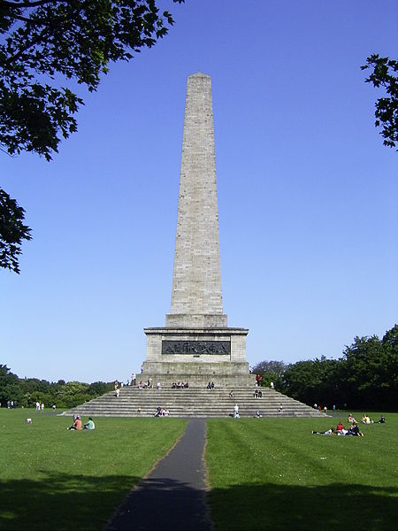 The Wellington Monument in Dublin, built between 1817 and 1861 to commemorate the victories of Arthur Wellesley, 1st Duke of Wellington