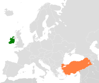 <span class="mw-page-title-main">Ireland–Turkey relations</span> Bilateral relations