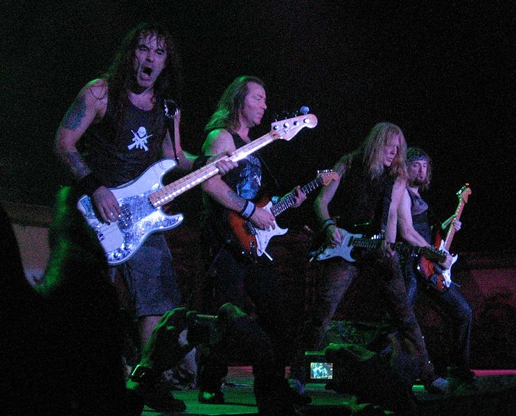 File:Iron Maiden - bass and guitars 30nov2006.jpg