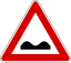 Italian traffic signs - strada dissestata.svg