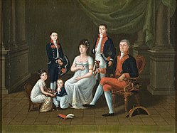 La familia de José de Iturrigaray, Virrey de Nueva España ca. 1805