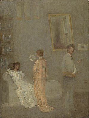 James Abbott McNeill Whistler - Whistler in his studio.jpg