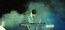 Ferraro's musical style changed to a clearer and more electronic sound for Far Side Virtual, while continuing to explore themes from his previous work. James Ferraro.jpg