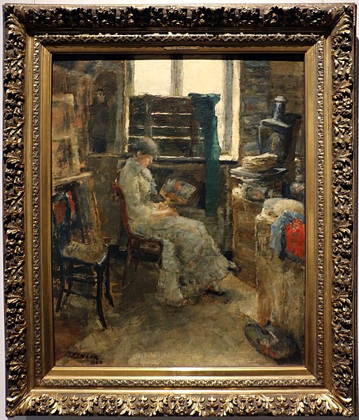 File:James ensor, una colorista, 1880.jpg