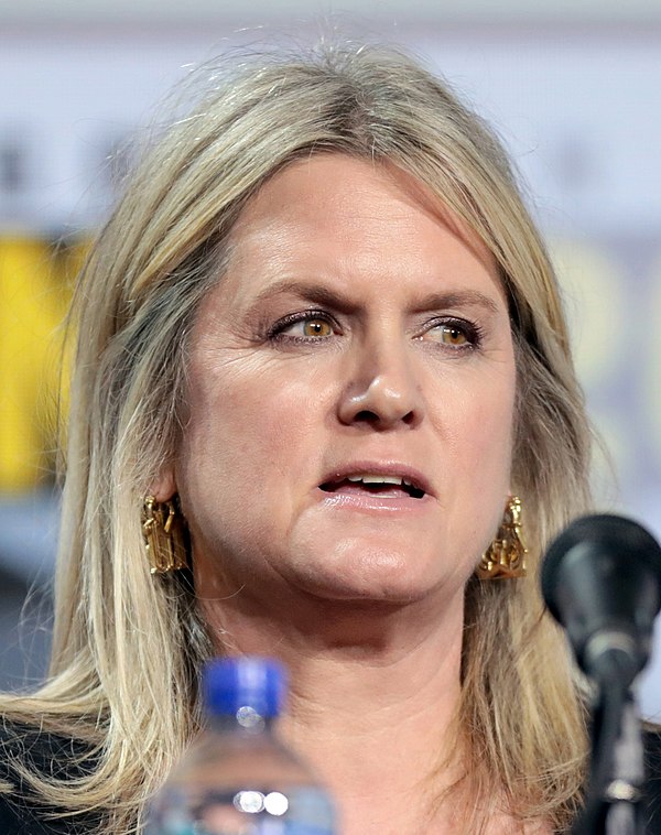 Tranter at the 2019 San Diego Comic-Con