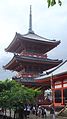 Пагода в храме Киёмидзу-дэра в Киото (Япония)