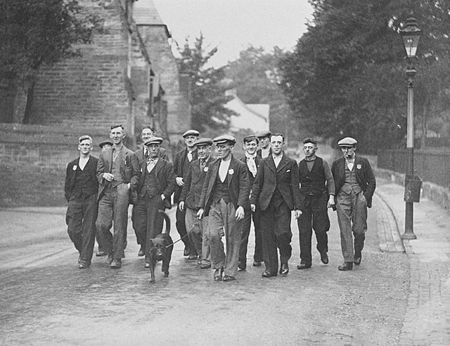 Jarrow marchers en route to London