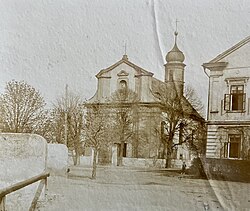 Kostel svatého Bartoloměje okolo roku 1905