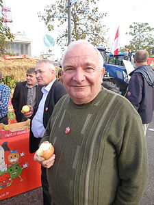 EVP-Politiker Joseph Daul auf der Kundgebung