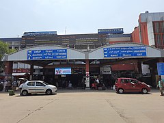 Departure hall of the railway station