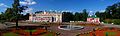 Panorama of the back of Kadriorg Palace in Tallinn.