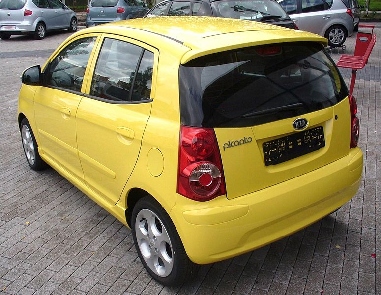 File:Kia Picanto 1.1 Cool Sonnengelb Facelift Heck.JPG