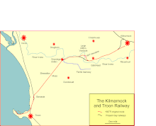 Kilmarnock and Troon Railway route Kilmarnock and Troon Railway.gif