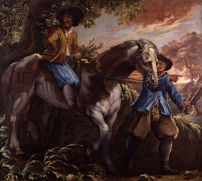 File:King Charles II on Humphrey Penderel's Mill Horse by Isaac Fuller.jpg