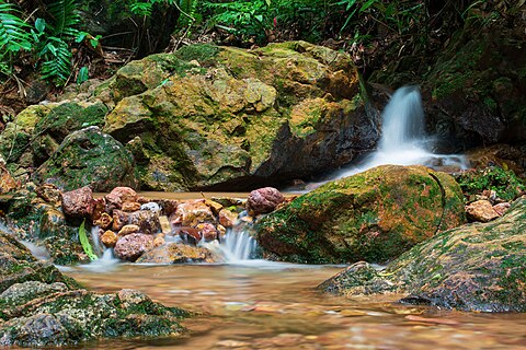 Waterfall on Gunung Lambak mountain