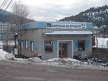 This building in Nelson is owned by Kootenay Coop Radio Kootenay Coop Radio building.jpg