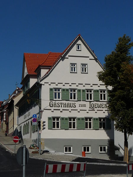 File:Kornwestheim - Gasthof zum Löwen - Seite.jpg