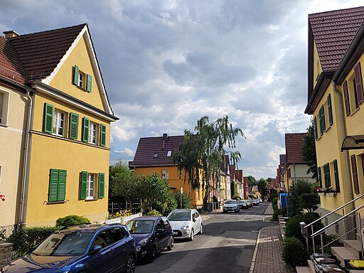 Kurt-Nehrling-Straße in Weimar, Juli 2023