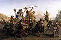 ルイ・レオポルド・ロベール『マドンナ・デラルコへの巡礼』1827年。油彩、キャンバス、142 × 212 cm。ルーヴル美術館[113]。