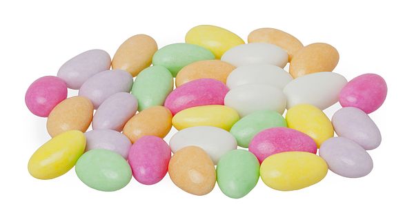 Jordan almonds. Sugar-coated nuts or spices for non-medicinal purposes marked the beginning of confectionery in late medieval England.