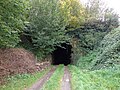 Tunnel de l'ancienne ligne de chemin de fer.