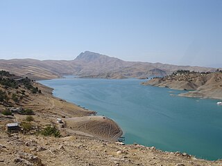 Little Zab river in Iran and Iraq