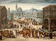 Looting of the Churches of Lyon by the Calvinists, in 1562, Antoine Carot Le Sac de Lyon par les Reformes - Vers1565.jpg