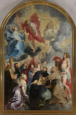 Die Heiligen, die als Diener der Kirche Christi dienen - Peter Paul Rubens (A 194) .jpg