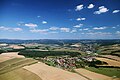 Letecký snímek obce Veselá
