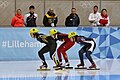 Lillehammer 2016 - Short track 1000m - Women Quaterfinals - Jiyoo Kim, Yize Zang and Shione Kaminaga