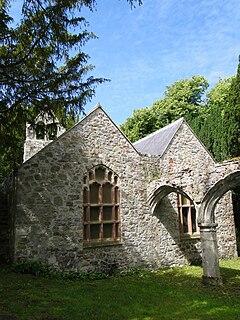 Old Church of St Nidan, Llanidan A medieval church in the community of Llanidan, in Anglesey, Wales