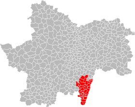 Lokalizacja aglomeracji Mâconnais Beaujolais