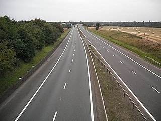 M876 motorway Motorway in Scotland