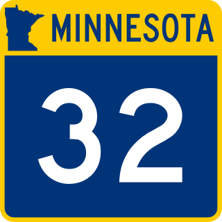 <span class="mw-page-title-main">Minnesota State Highway 32</span> State highway in Minnesota, United States