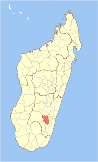 Ivohibe District District in Ihorombe, Madagascar