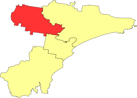 Maitland LGA location map