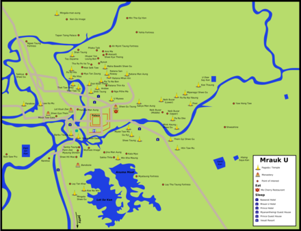 Map of Mrauk U