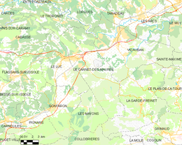 Le Cannet-des-Maures - Localizazion