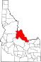 Comitatul Lemhi map