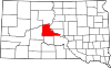 Map of South Dakota highlighting Stanley County.svg