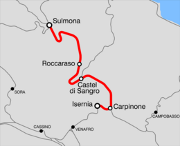 Ferrocarril Sulmona-Isernia map.png