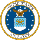 Vojenská služobná značka letectva Spojených štátov amerických.svg