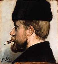 Portait de Jens Vige (1888), Musée de Skagen, Skagen