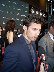 Ventimiglia at the season three premiere of Heroes, 2008